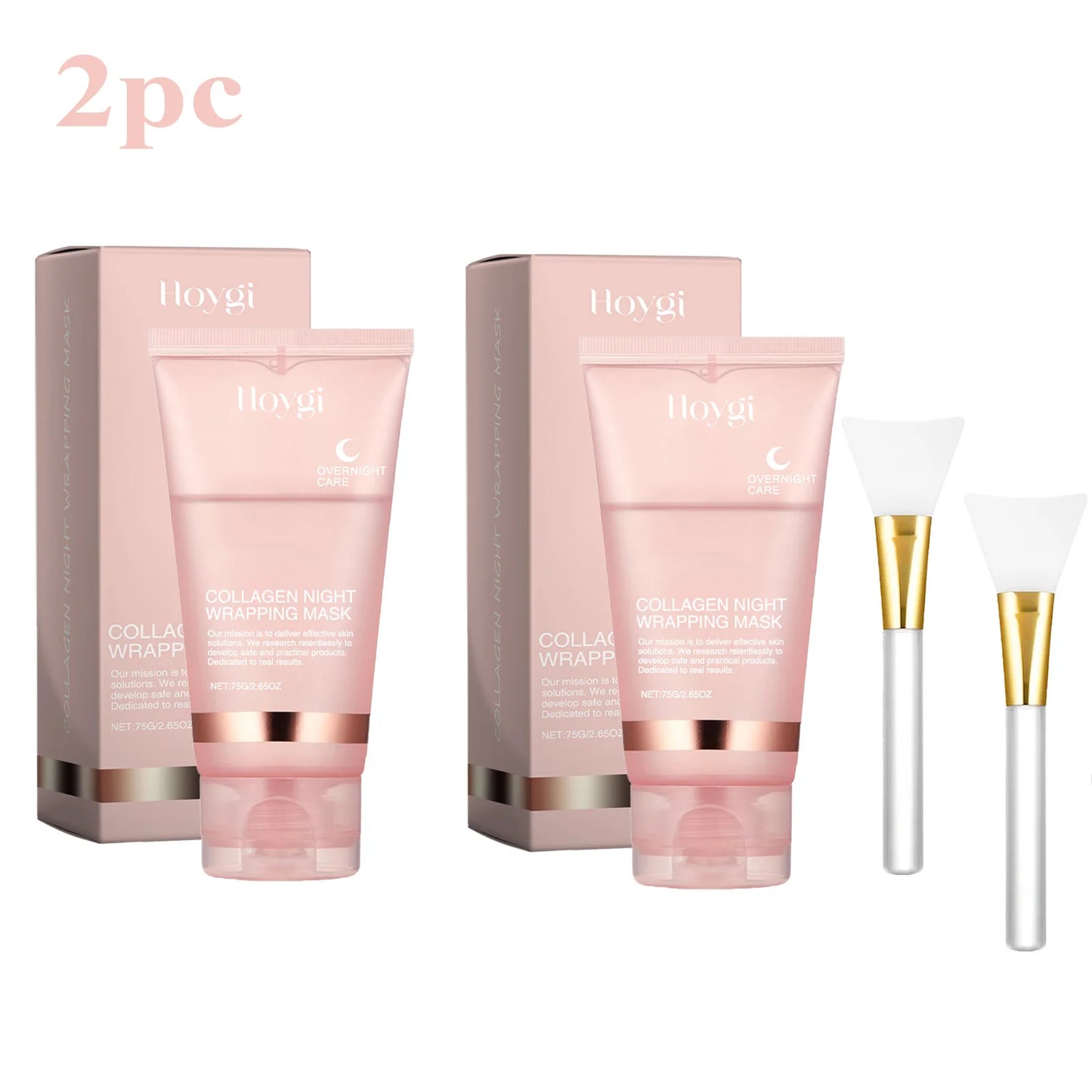 Collagen peel-off face masks